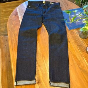 Hiroshi Kato Dark Denim Men's Straight Jeans
